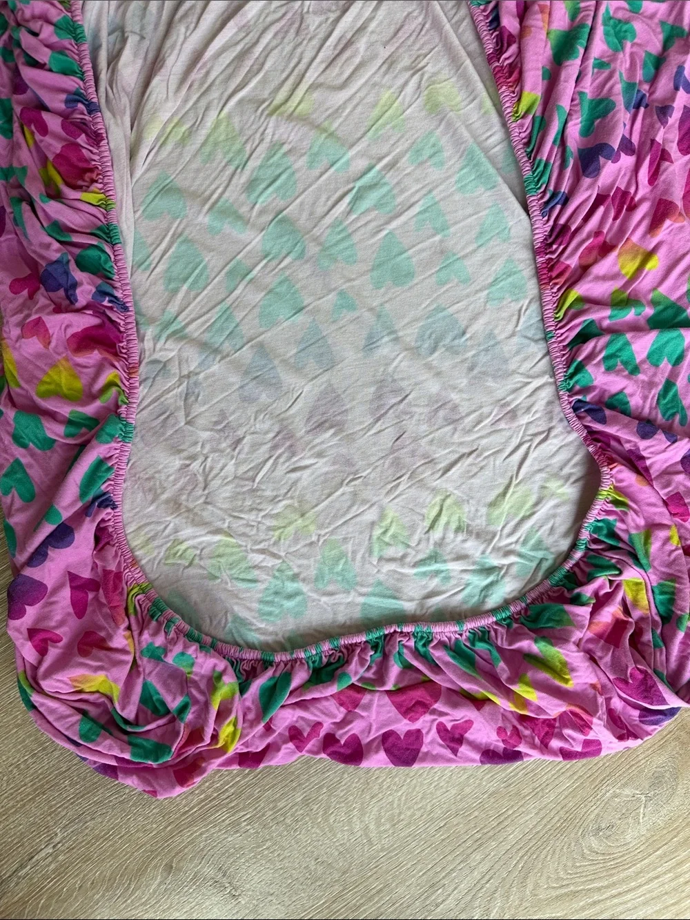 Little Sleepies Ombré Hearts Fitted Crib Sheet Valentine’s Day Bamboo
